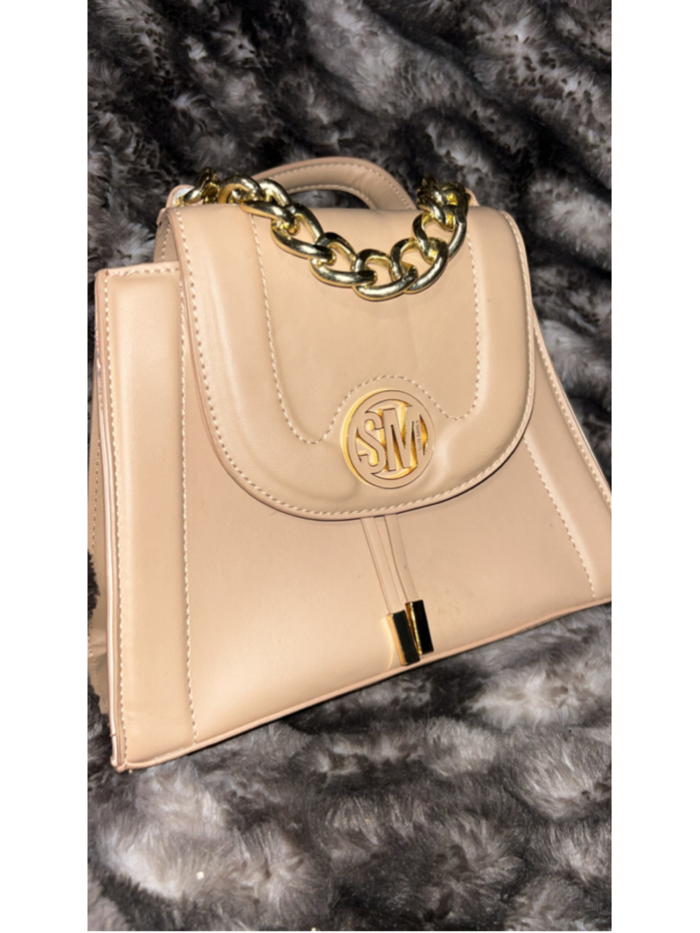 Women's Steve Madden Beige Satchel Bag One Size